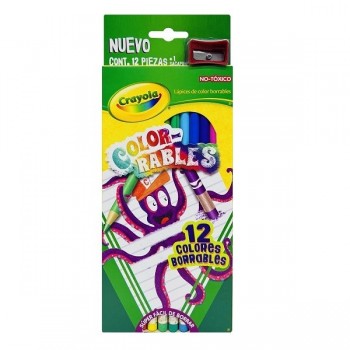 Colores Crayola borrables con 12 largos