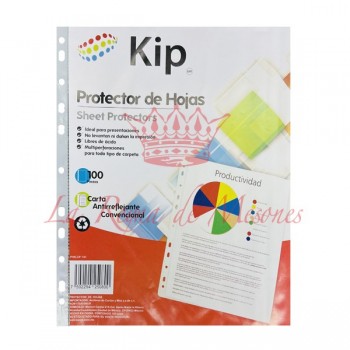 Mica para carpeta tamaño carta Kip con 100 piezas