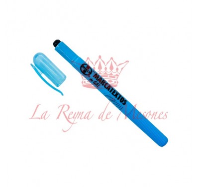 Resaltador Shely gel azul