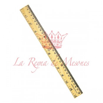 Regla de madera de 30 cms