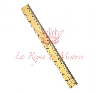 Regla de madera de 30 cms