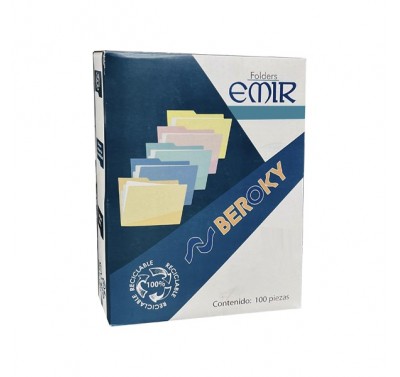 Folder tamaño carta Beroky crema