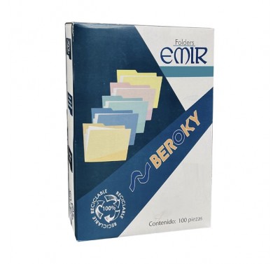 Folder tamaño oficio Beroky verde