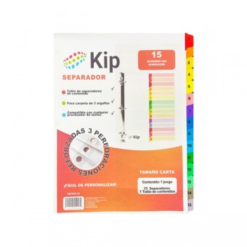 Separador Kip con 15 divisiones (sepkip-15)