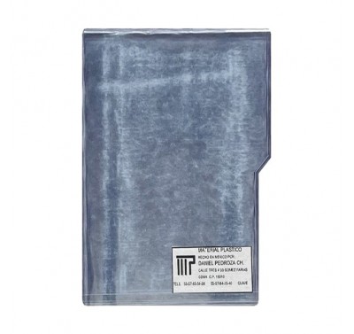 Forro para folder tamaño oficio de vinil con 10 piezas