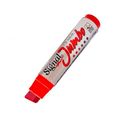 Marcador permanente signal jumbo rojo Azor
