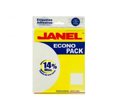 Etiqueta econopack Janel 