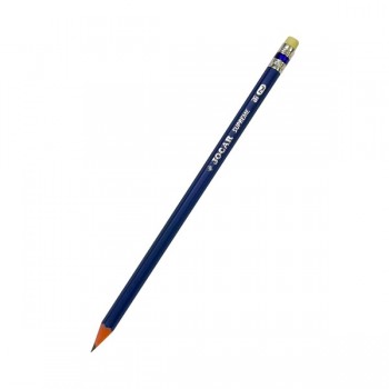 Lapiz Jocar hexagonal numero 2 azul con 12 piezas 