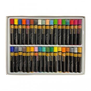 Oleo pastel Rodart con 36 piezas