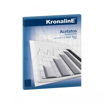 Acetato tama&ntilde;o carta kronaline con 100 piezas