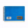 Cuaderno forma italiana Monky espiral pasta dura cuadro chico 100 hojas
