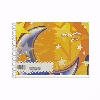 Cuaderno forma italiana Estrella espiral raya 100 hojas