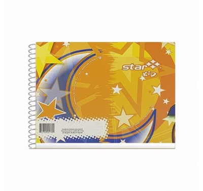 Cuaderno forma italiana Estrella espiral raya 100 hojas