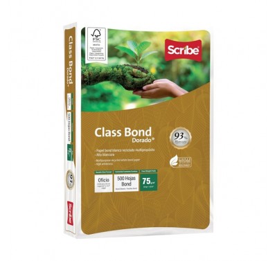 Hoja Classbond tamaño oficio con 500 hojas