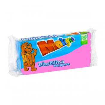 Plastilina Makyco en barra rosa