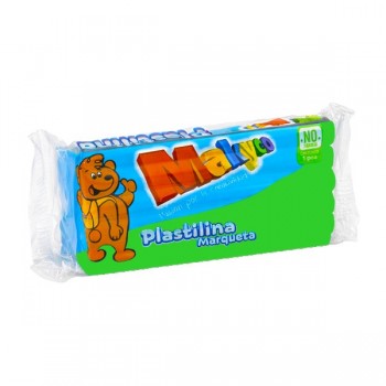 Plastilina Makyco en barra verde claro