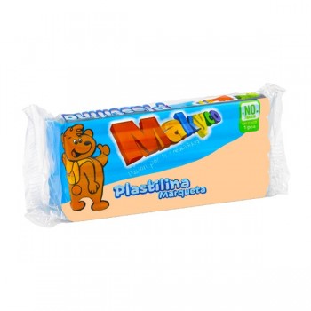 Plastilina Makyco en barra carne