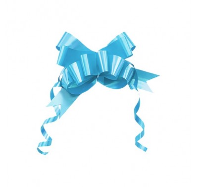 Moño para armar mediano liso con 50 piezas