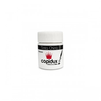 Tinta china Copidux negra con 12 piezas (de 20 ml. c/u)