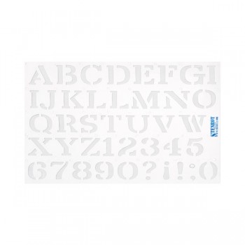 Gioser Stencil s-10 l. Romana 2.5 cm. con 5 piezas