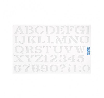 Gioser Stencil s-10 l. Romana 2.5 cm. con 5 piezas