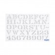 Gioser Stencil s-8 l. Romana 3 cm. con 5 piezas