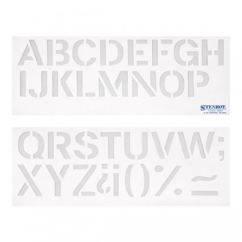 Gioser Stencil s-22 gotica 7.0 cm con 5 piezas