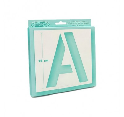 Gioser Stencil número 37 medida 15 cm Gotica