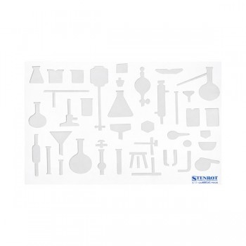 Gioser stencil s-17 quimica profesional con 5 piezas
