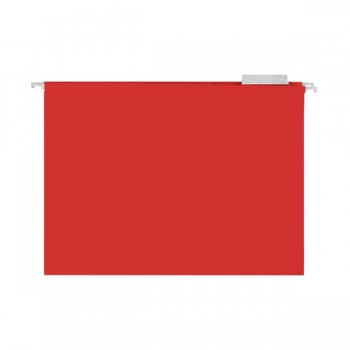 Folder colgante tama&ntilde;o carta Officemax rojo con 13 piezas