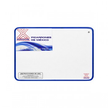 Pizarr&oacute;n blanco con marco de vinil 40 x 60 Argos