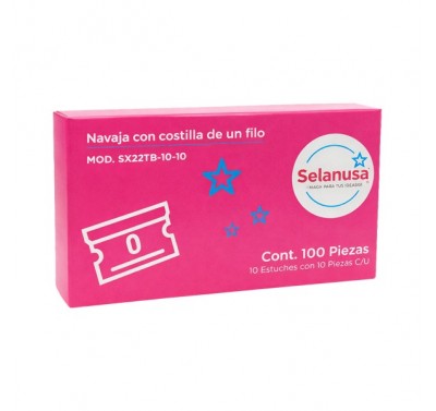 Navaja un filo Selanusa con 100 piezas
