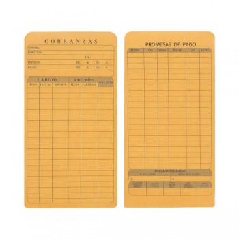 Sobre para cobranza 11.5 x 21.5 cm con 50 piezas Kip