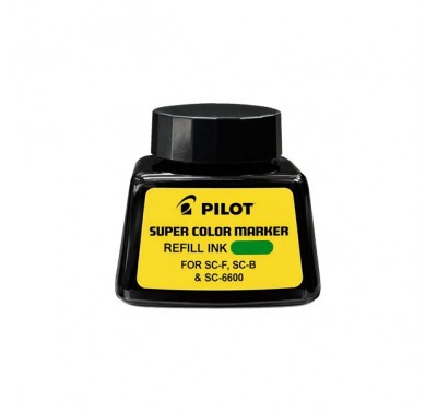 Tinta para marcador Pilot verde 30 ml.
