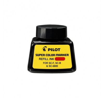 Tinta para marcador Pilot rojo 30 ml.