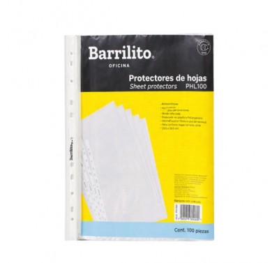 Mica para carpeta tamaño oficio con 100 piezas Barrilito