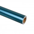 Rollo metalico azul turquesa con 25 metros