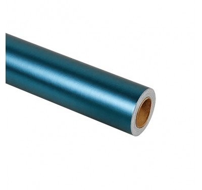 Rollo metalico azul turquesa con 25 metros