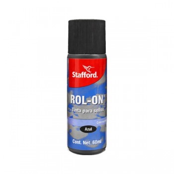 Tinta para sello Stafford azul 60 ml.