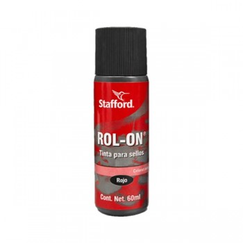 Tinta para sello Stafford rojo 60 ml.