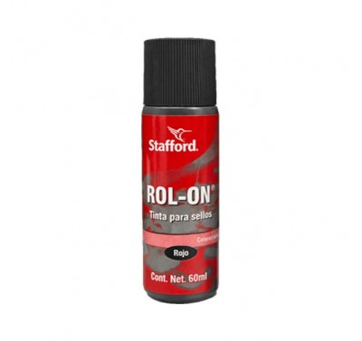 Tinta para sello Stafford rojo 60 ml.