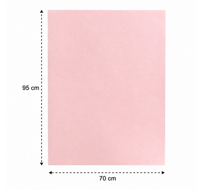 Papel micro rosa 70 x 95 cm