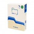 Folder tamaño oficio Beroky crema
