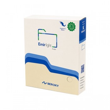 Folder tama&ntilde;o carta Beroky crema