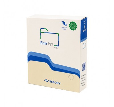 Folder tamaño carta Beroky crema