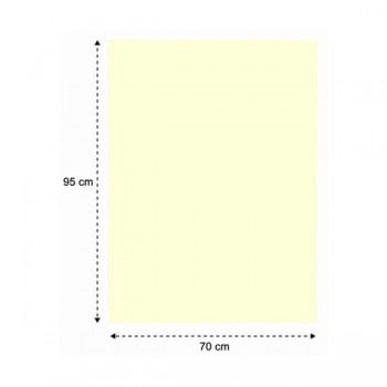 Papel micro amarillo 70 x 95 cm