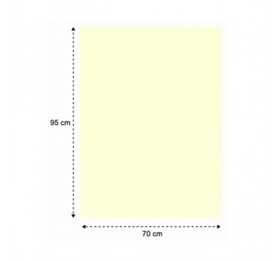 Papel micro amarillo 70 x 95 cm