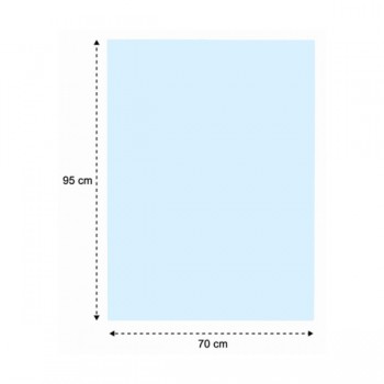 Papel micro azul 70 x 95 cm