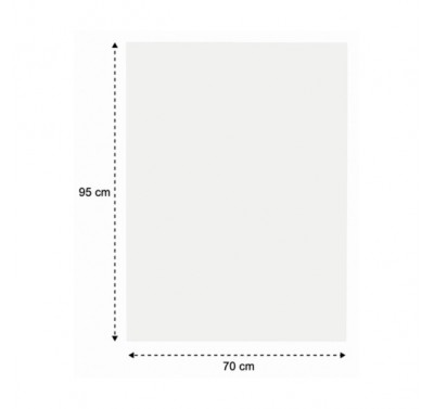Papel micro blanco 70 x 95 cm