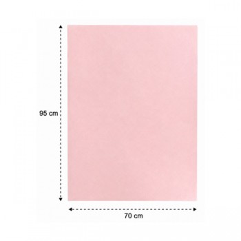 Papel micro rosa 70 x 95 cm